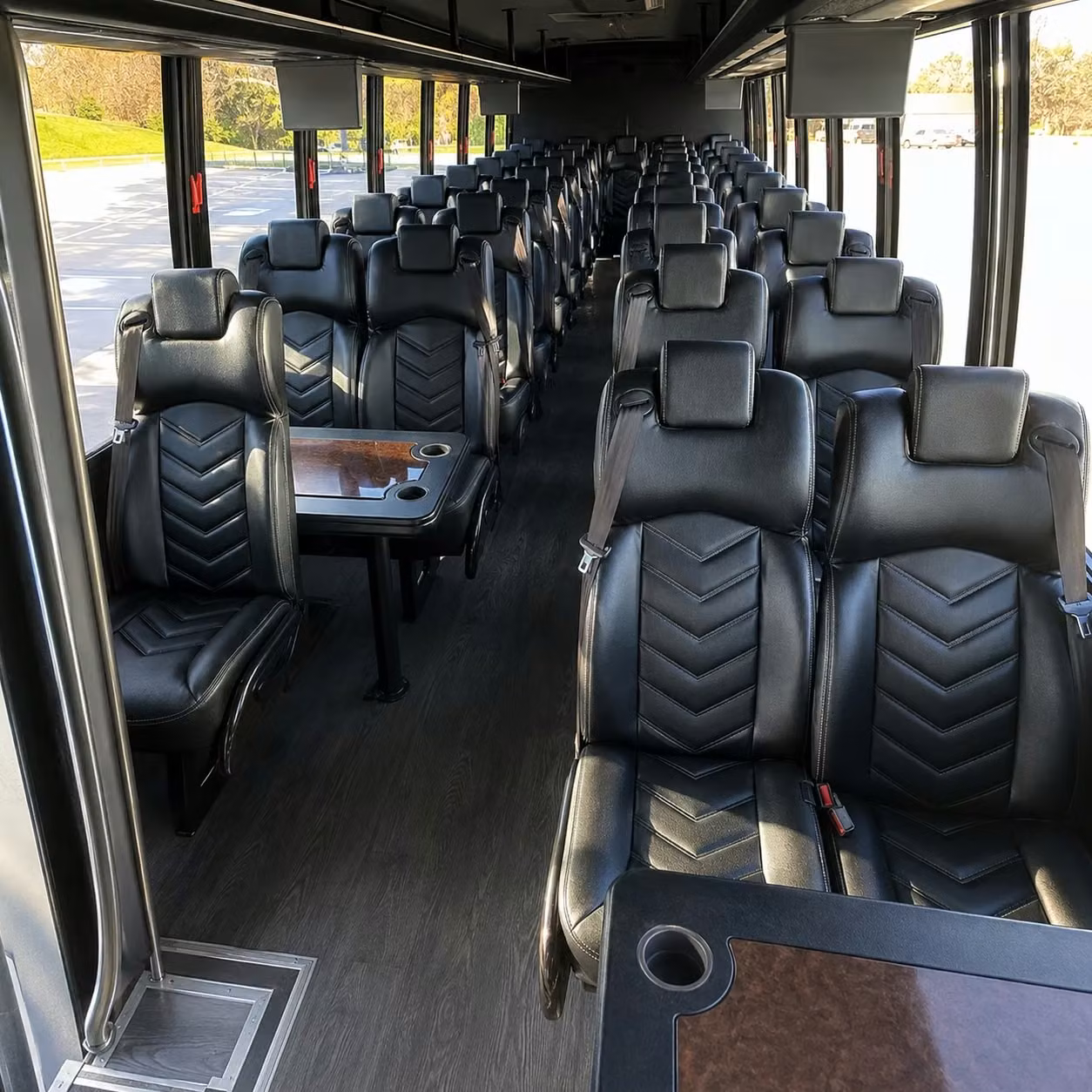 25 passenger minibus inside