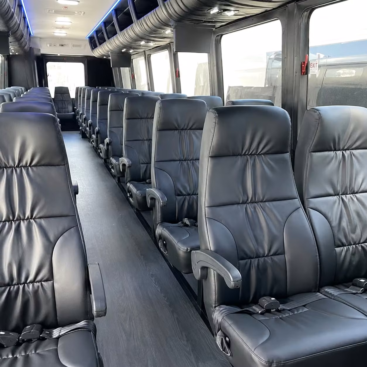 28 passenger minibus interior
