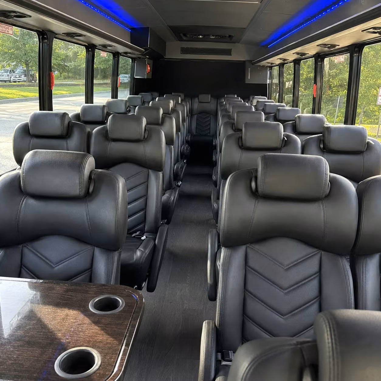 30 passenger minibus interior