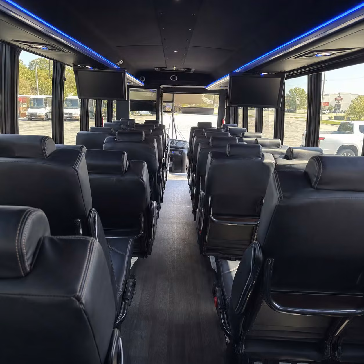 35 passenger minibus inside