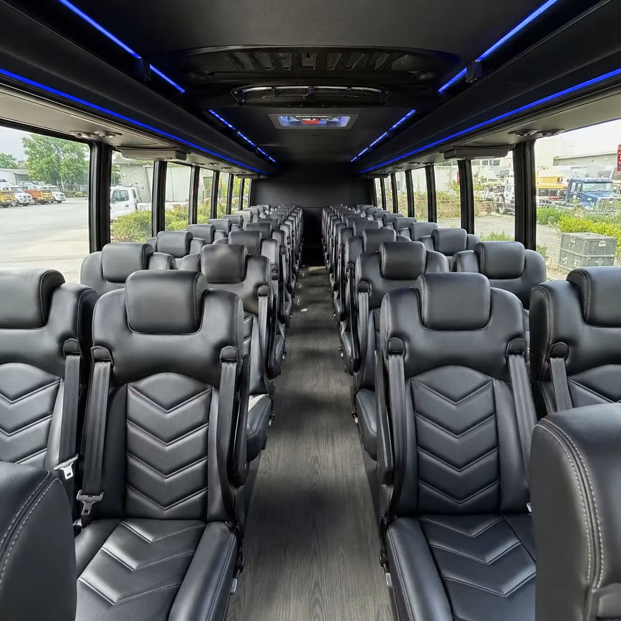 35 passenger minibus interior