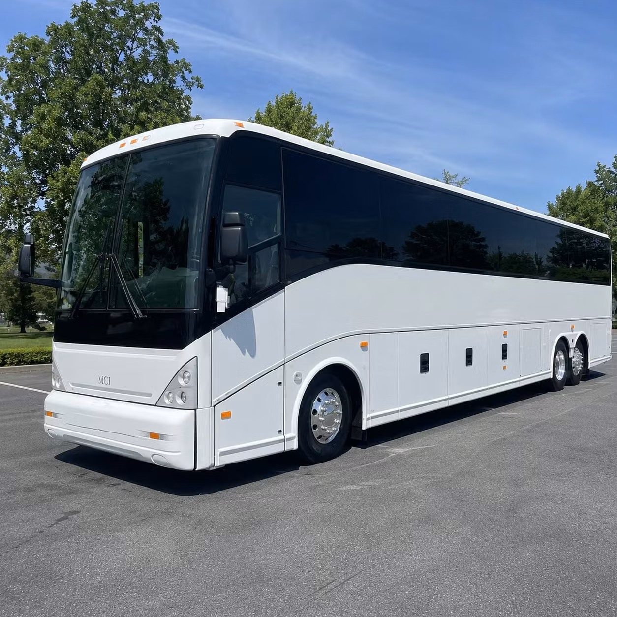 bus rental options for long beach trips