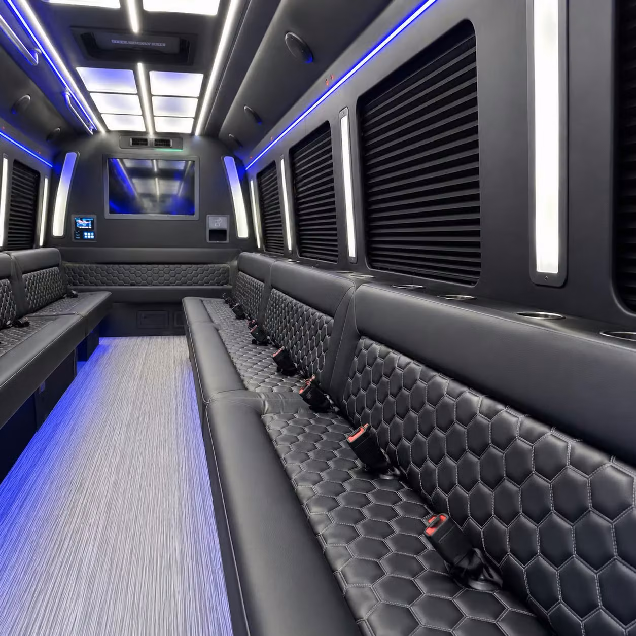 party bus interior