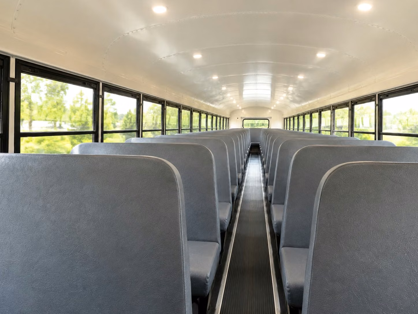 school bus interior